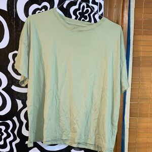 Christian Siriano Olive Green Top
